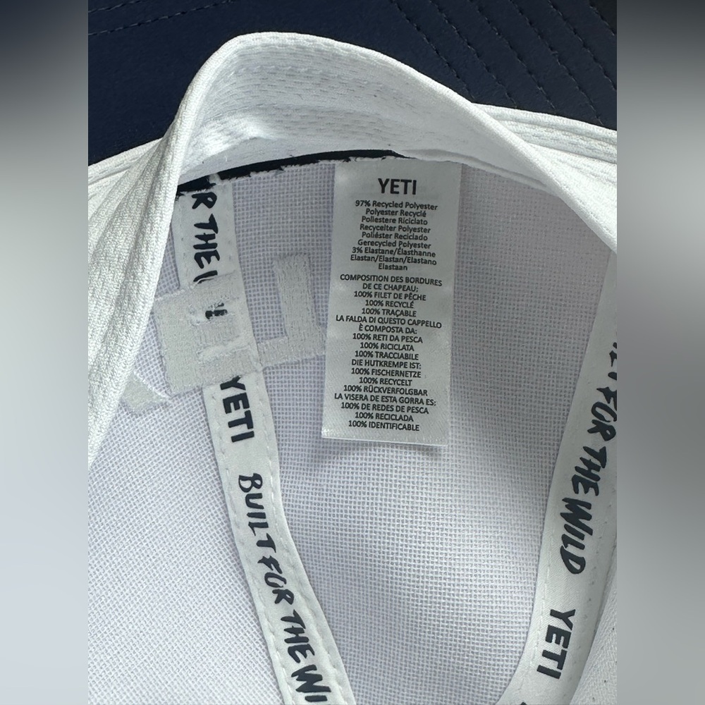 YETI White Structured Performance Hat NEW! - image 3